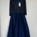 Pisarro Nights  Beaded Taffeta Gown Size 10 NWT  Photo 2