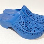 Dansko  Pippa Women Size 11.5/12 Molded Clog Shoe Open Back BLUE Thermoplastic Photo 2
