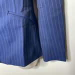 STAUD  Women Tunnel Blazer Navy pinstripe size 0 Photo 7