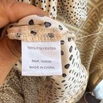 Pink Lily  Black and White Polka Dot Midi Dress Photo 2