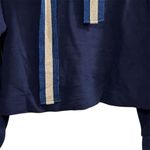 Ramy Brook Women's Navy Blue Tatum Puff Sleeve Hoodie Sweatshirt Size L Photo 6