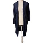 Gap Deep Blue Women's Knitted Open Front Cardigan Sz M Photo 1