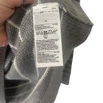 Gap  Women Medium‎ Grey Merino Wool Blend V Neck Striped Long Sleeve Sweater Photo 4