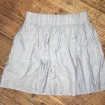 Linen blend 00 J Crew gathered light academia skirt Blue Photo 0