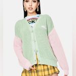 Minga London Dreamy Contrast Knitted
Cardigan medium Green Photo 13