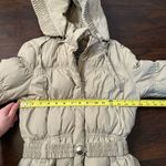 Mango MNG tan down puffer coat size XS Photo 14