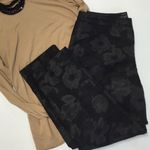 Talbots Rose Jacquard Ankle Pants NWT Photo 1