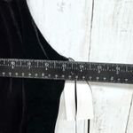 Altar'd State  Dress Women Size Small Black Satin One Shoulder Feather Mini Glam Photo 3