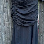 Cinderella Design One Shoulder Ruffle Evening Gown Prom Dress in Black - Size XL Photo 0