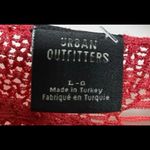 Urban Outfitters  Carla Long Sleeve
Laddered Slash Neck Knit Top. Size Large Photo 5