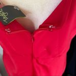 Taylor Midi Slip Midi Dress, Holiday/Christmas Party Dress, Red, Size 10, NWT‎ Red Photo 10