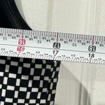 White House | Black Market Womens Top Size 12 Black White Cotton Spandex Peplum Photo 3