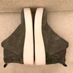 Toms Verona Mid Platform Sneaker Canteen Green Suede Size 7.5 Photo 5