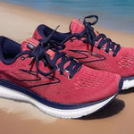 Brooks Glycerin 19 Red Women's Running Shoes Size 7.5B Photo 0