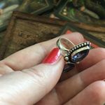 Tanzanite Sterling Silver Ring Size 8 Purple Photo 2