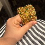 Indian Jewelry 2 PC Bollywood Gold Plated Chur New Style Trendy Kada Set Photo 6