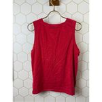 Evereve Red Ayla Stripe Raglan Tank - Size - Large Photo 3