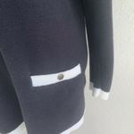 Lands' End  Women's Black White Cotton Color Block Photo 1