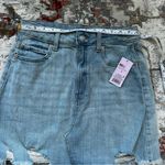 Wild Fable NWT Light Wash Distressed Denim Mini Skirt Size 8 Jean Micro Skirt Photo 4