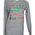 Bella Canvas In a World Full of Grinches be a Cindy Lou Who Long Sleeve T Shirt Size Medium Photo 0