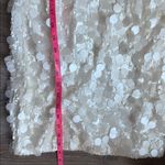 Meshki  Romilly Sequin Mini Dress in Ivory XXS Photo 6