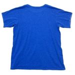 J.Crew Anchor T-shirt Size Large bleach dyed distressed heather blue graphic Photo 2