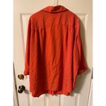 Rust orange silky shirt blouse size 1x plus Photo 1