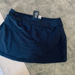 Rekita Women Swim Skirt Solid Color Waistband Skort Photo 5
