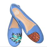 SO  brand adorable blue flats with cute trendy pineapple design! Photo 2