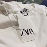 ZARA New  Limited Edition White Midi Dress with Patch Pockets 2298/456 Medium Photo 12
