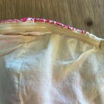 Flying Tomato Cream and Pink Embroidered Strapless Dress Size M Photo 8