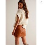 Free People  We The Free Wynne vegan Caramel Cafe  skirt size 26 NWOT Photo 2