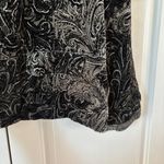 Chico's  Size‎ 3 Elegant Black Gray Velvet Burnout Paisley Blazer Jacket Size XL Photo 6