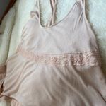 Pink Lace Loose Tank Top Pink Size M Photo 4