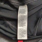 Spanx Black High-Waisted Shiny Faux Leather Sleek Leggings XL Photo 6