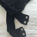 Akira Black Long Sleeve Ribbed BodySuit Photo 3