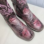 Shyanne  Faux Leather Western Boots - Square Toe size Size 5 Photo 4