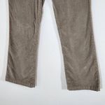 Liz Claiborne  Taupe Brown Bootlegg Corduroy Pants Size 10 Petite Brown Corduroys Photo 2