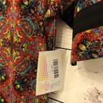 LuLaRoe  striped‎ sleeve Julia dress Photo 3