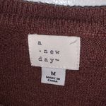 A New Day  Crewneck Maroon Sweater in Size Medium Photo 1