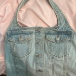 Universal Threads Denim Halter Top  Photo 1