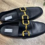 MIA Black Loafers with Gold Horsebit Detail Ladies Size 8.5 Photo 4