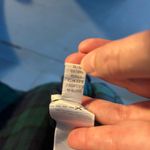 Old Navy The Classic Shirt Green and Navy Plaid Button Down Flannel Shirt, Sz L Photo 4