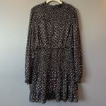 AQUA NWT | Ditsy Geo Smocked Mini Dress Photo 9