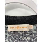 Tory Burch Merino Wool Floral Print Knit Long Sleeve Cardigan Sweater Size Large Photo 5