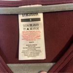 Gymshark Maroon Sleeveless Crop Top Photo 2