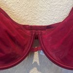 New Auden Women’s Burgundy Wine Unlined Demi Coverage Underwire Bra Size 36D NWT Photo 3