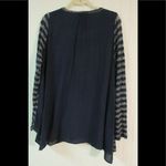 Pleione  top knit front sheer back sz L NWT Photo 1