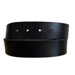 Women's Black Full Grain Leather Belt Oval Beaded Buckle Silver Gray Pearls 32"‎ Photo 3