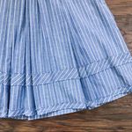 Madewell  • pleated shirtstripe skirt blue chambray nautical preppy Photo 5